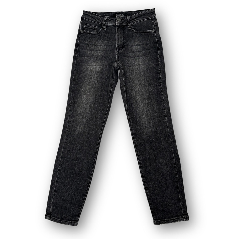 Judy Blue Boyfriend Jeans Dark ankle denim 25 - Picture 2 of 9